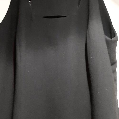 Anna Ryska Glamour Long Evening Dress Large 40 Black cool wool like new