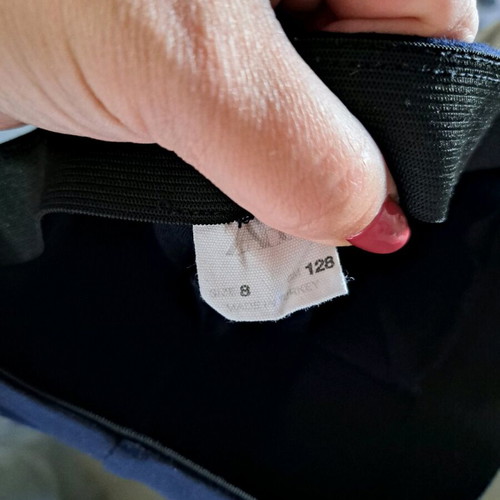 Zara fitted pants like new, blue, for 8 years old