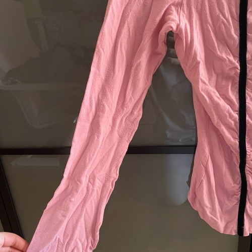 Blouse size S used, black and pink