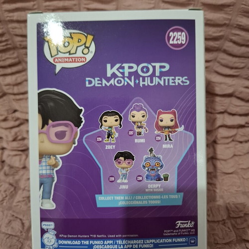 Jinu Kpop Demon Hunters Funko Pop vinyl figure new