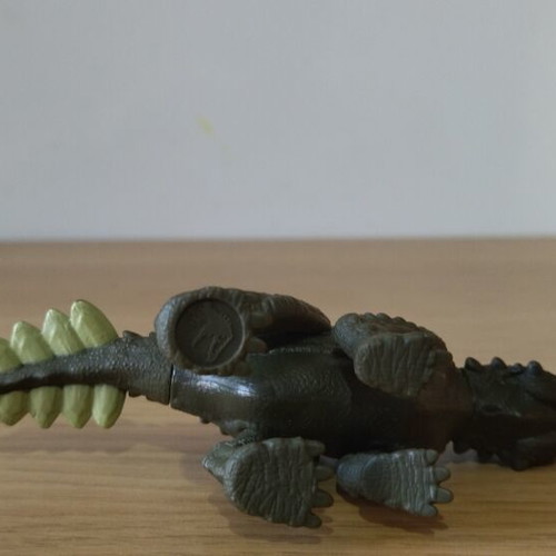 Jurassic World Eoraptor vs Stegouros action figures used set