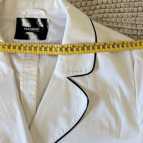 Hauber women's jacket white like new, size XXL