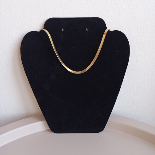 Snake gold necklace made of 18K gold-plated stainless steel new