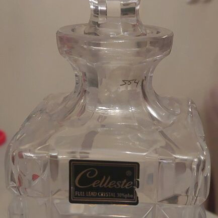 Celeste crystal carafe new