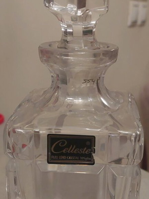 Celeste crystal carafe new