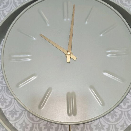 Wall clock new mint color 28x38 analog