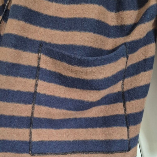 Madame Shou Shou outerwear like new, one size, brown and blue