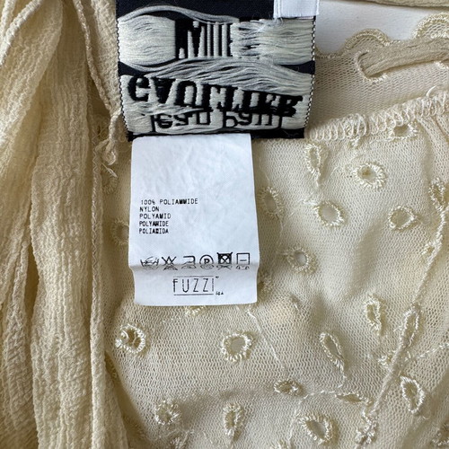 Jean Paul Gaultier Maille Femme blouse used, transparent, size M
