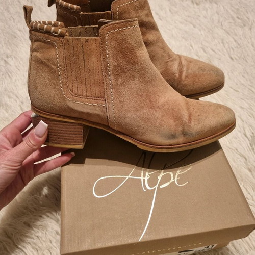 Alpe ankle boots used, size 41, suede leather