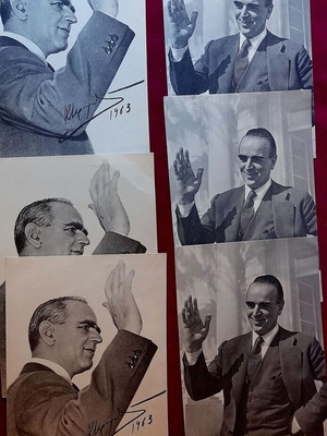 1963 Κωνσταντίνος Καραμανλής ΕΡΕ προεκλογικά επιστολικά δελτάρια, σαν καινούργια, λοτ 6