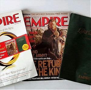Περιοδικό Empire Ιανουάριος 2004 & Lord Of The Rings Collectors' Mag 2004