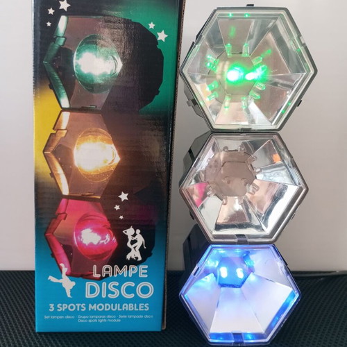Disco Lamp with 3 Adjustable Spots New