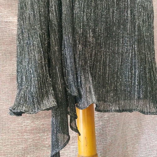 Zara dress with silver thread like new, size L