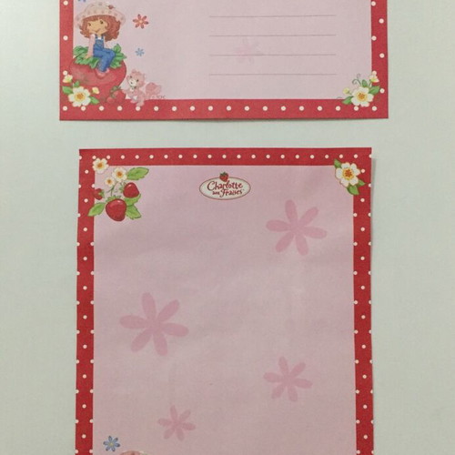 Collectible school set with stationery, stamp and stickers new