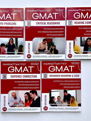 5 Volumes Manhattan Prep GMAT Strategy Guides new