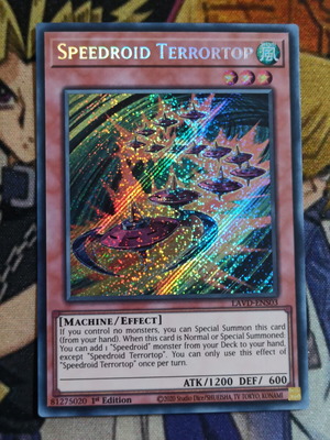 Speedroid Terrortop Secret Rare карта Yu-Gi-Oh!