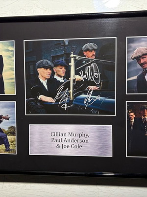 Peaky Blinders Multi-Signed Montage A3 Poster New