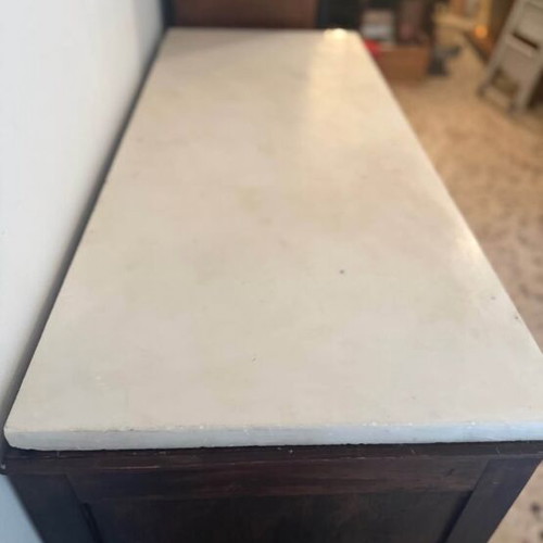 Antique buffet with marble top used