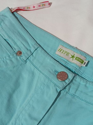 Hype Bell-Bottom Pants Like New, Turquoise, Size M