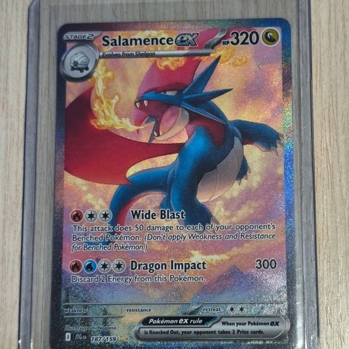 Salamence EX 2025 Pokemon Scarlet & Violet Journey Together #187 card like new