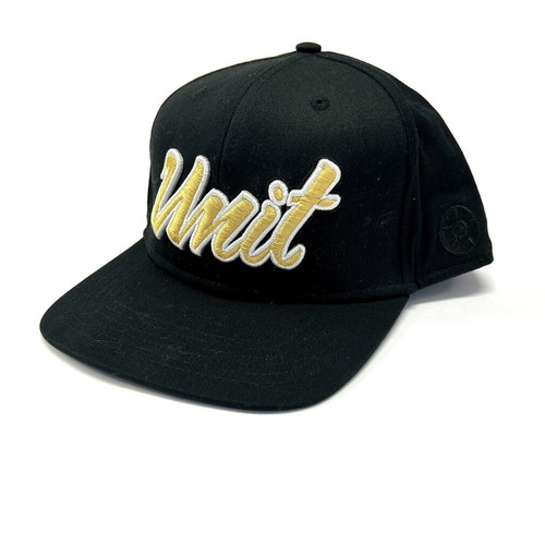 Unit Snapback Hat like new, black, Australian extreme sports brand