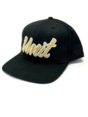 Unit Snapback Hat like new, black, Australian extreme sports brand