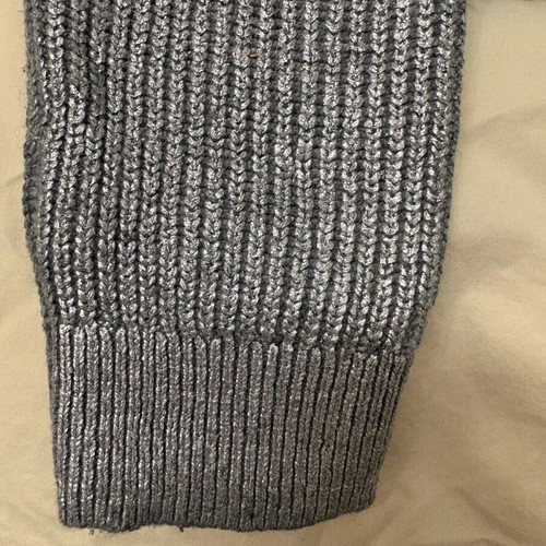 Sisley sweater size M silver like new