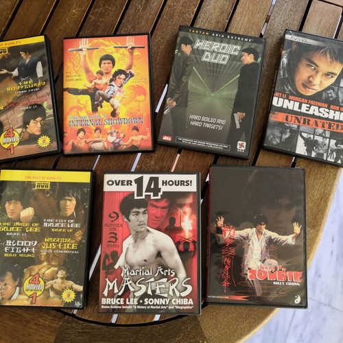 Martial arts pack of 21 used DVDs