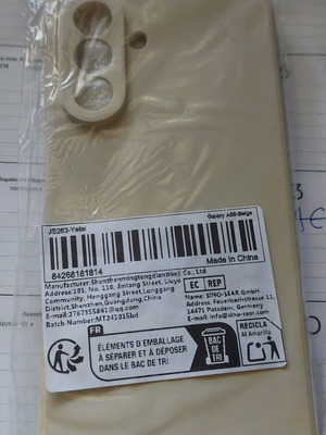 Galaxy A56 phone case beige silicone new