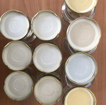 Glass jars set of 10, 4 x 370 ml and 6 x 180 ml