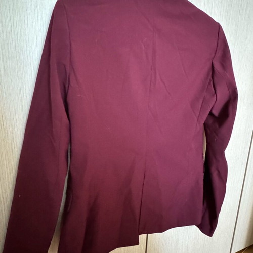 Stradivarius blazer burgundy, fitted, like new