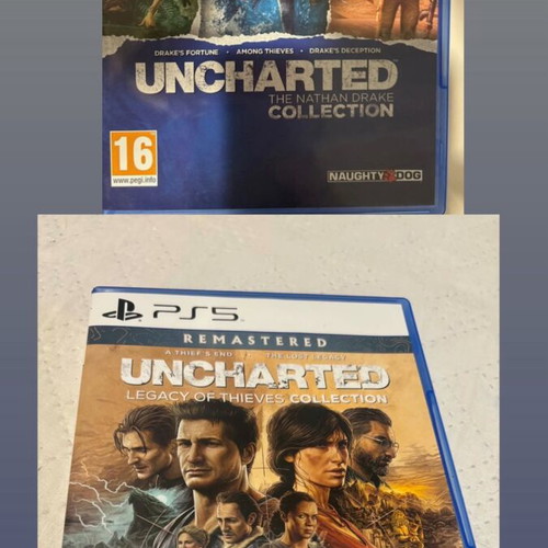 Uncharted 1, 2, 3, 4 PlayStation 4 game collection