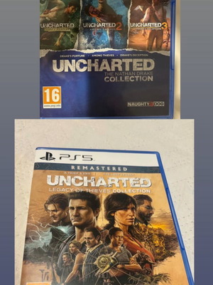 Uncharted 1, 2, 3, 4 PlayStation 4 game collection