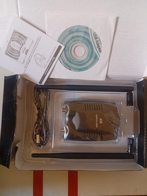 USB WiFi Adapter High Power 3000mW με 2 κεραίες σαν καινούριο