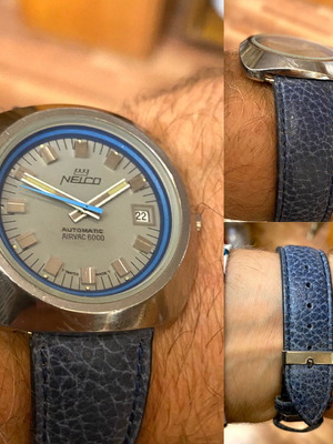 NELCO AIR VAC 6000 αυτόματο ρολόι μεταχειρισμένο vintage 1975
