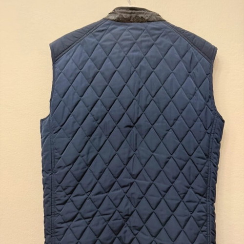 Zara men's sleeveless jacket used, size M, blue with wear