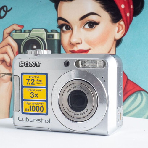 Sony Cyber-shot DSC-S650 digital camera, 7.2MP, 3x optical zoom