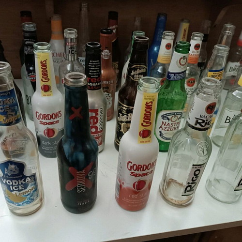 Bottle collection used, pack of 42 pieces