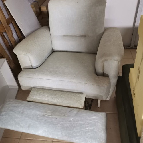 Relax armchair used with footstool and reclining mechanism
