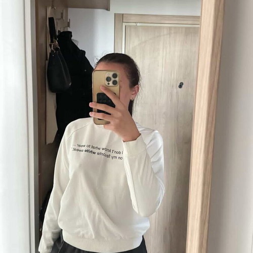 Tally Weijl hoodie size S worn, white
