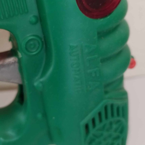 Alfa No100 space flamethrower new, rare Greek space gun