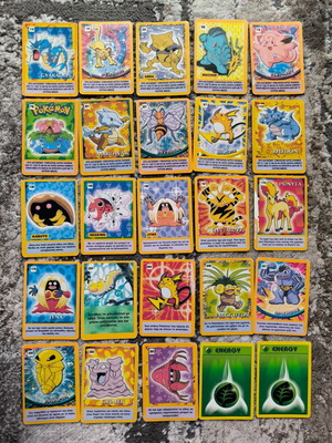 Κάρτες Pokemon μεταχειρισμένες, πακέτο 25 ελληνικές