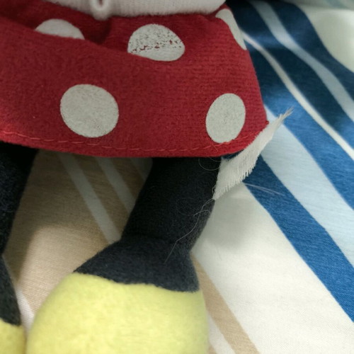 Minnie Mouse plush doll used