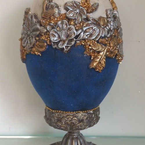 Handmade ceramic Easter egg new