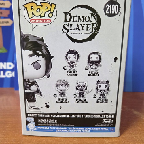Funko Pop Animation Demon Slayer Tanjiro Kamado Sumi-Ink Figure new