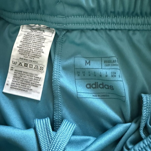 Adidas sports shorts like new, green, size M