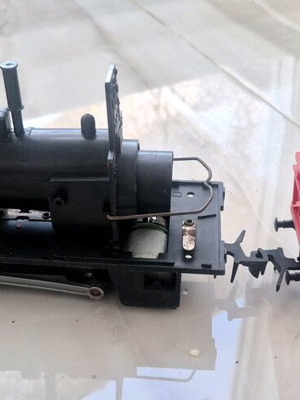Lima train used for spare parts, Italian 1960s