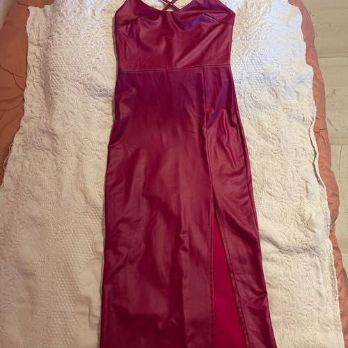 scarlet red dresses slinky jersey rose detail Evening Gown in scarlet red - 10