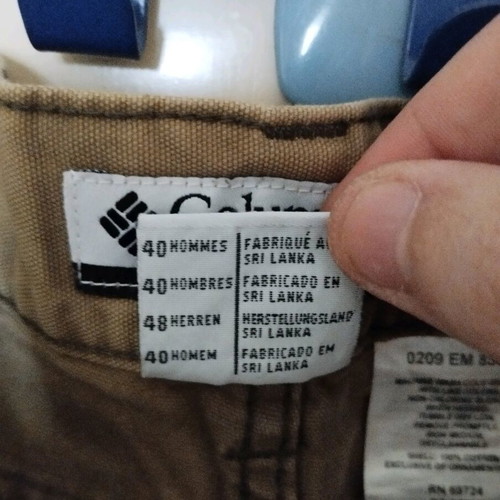 Columbia men's chino pants used, khaki size 30/34