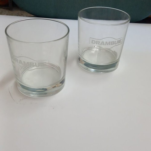 Drambuie Glasses pack of two new